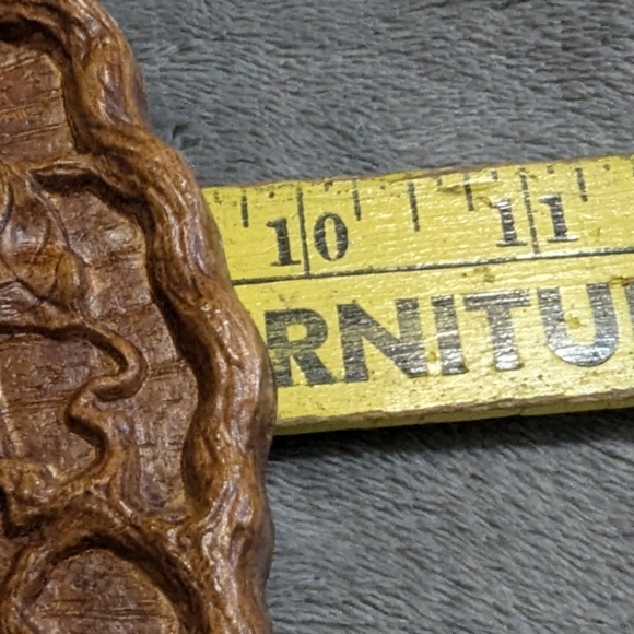 Vintage resin wall decor religious inspirational 1950s - Picture 7 of 7